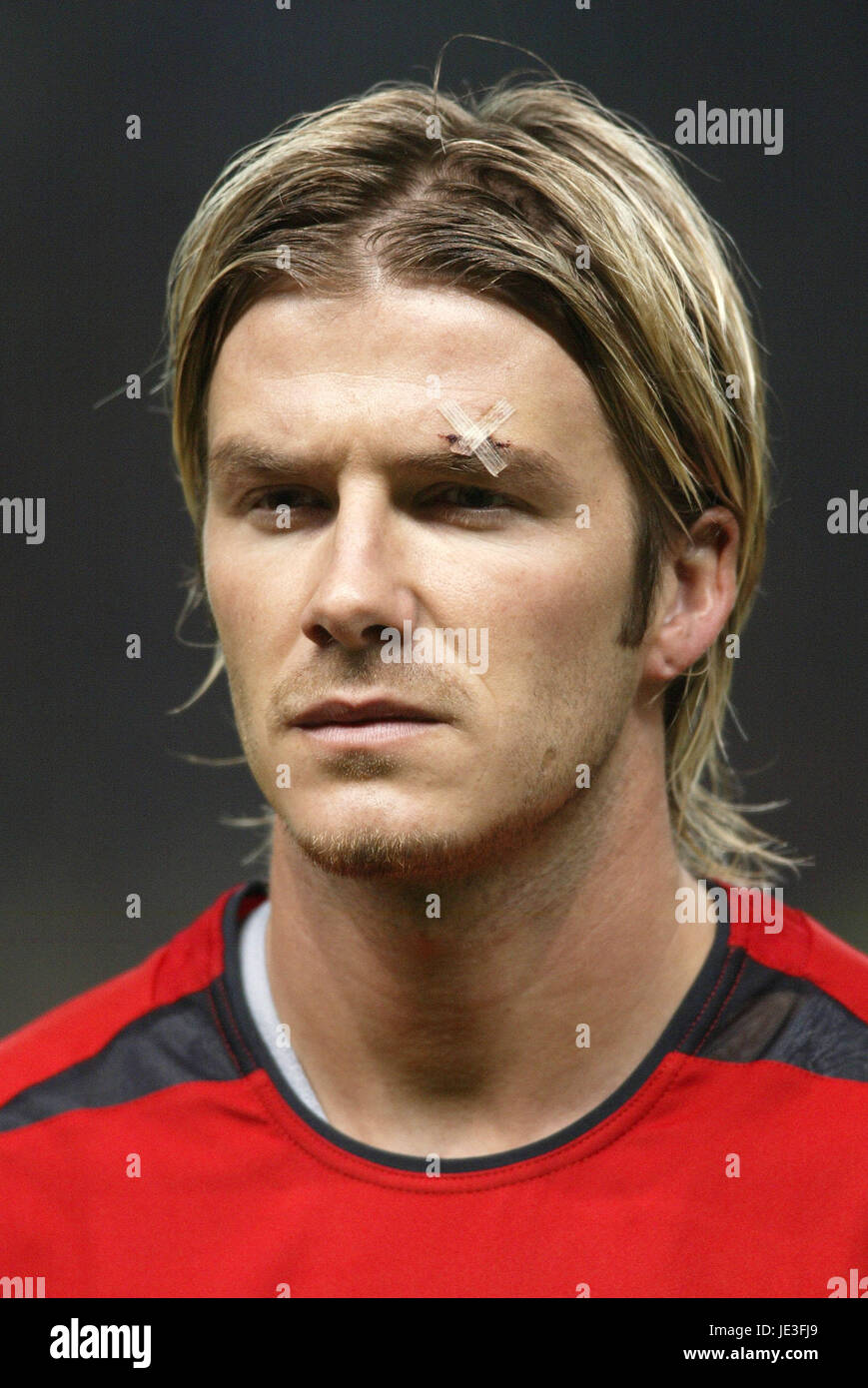 DAVID BECKHAM MANCHESTER UNITED FC OLD TRAFFORD MANCESTER 19 February 2003 Stock Photo