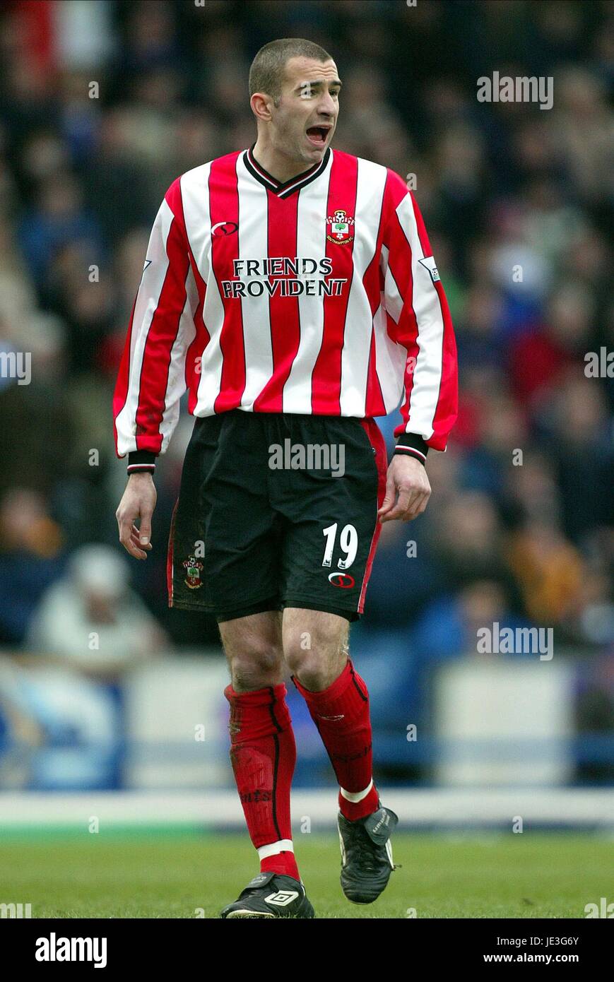 DANNY HIGGINBOTHAM SOUTHAMPTON FC EWOOD PARK BLACKBURN 08 February 2003