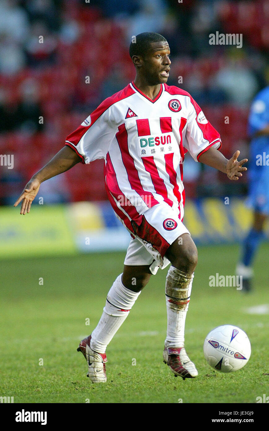 TYRONE THOMPSON SHEFFIELD UNITED FC BRAMALL LANE SHEFFIELD ENGLAND 25