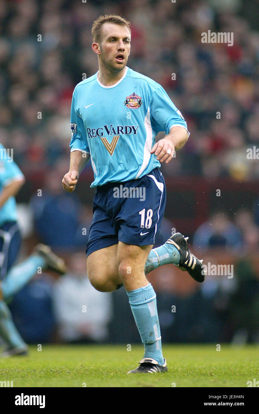 Darren Williams Sunderland Fc Old Trafford Mancester 01 January 2003