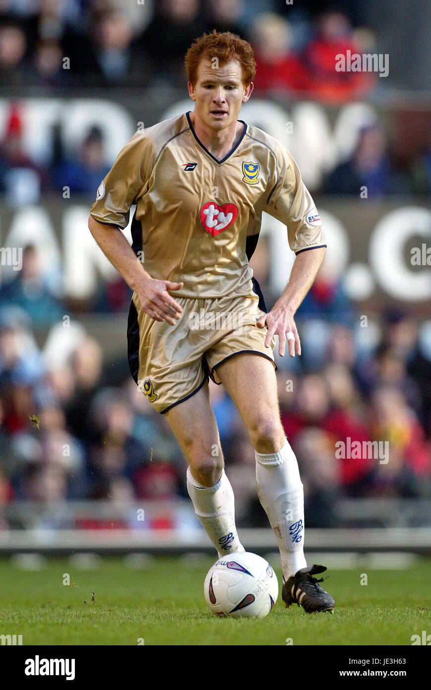 HAYDEN FOXE PORTSMOUTH FC OLD TRAFFORD MANCESTER 04 January 2003 Stock Photo