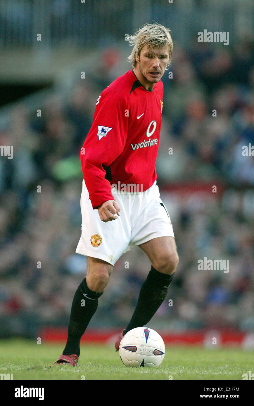 David beckham man utd jersey