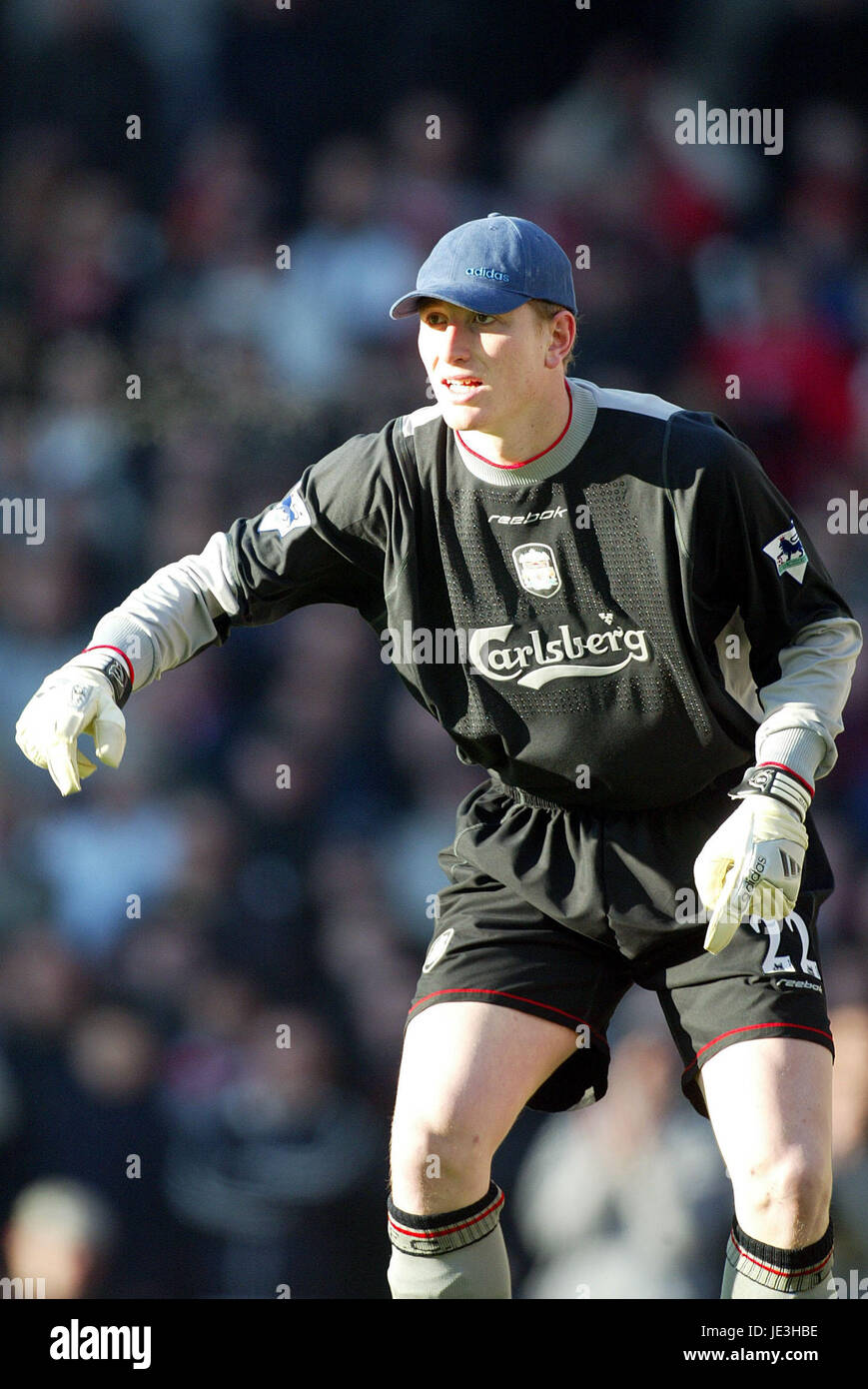 CHRIS KIRKLAND LIVERPOOL FC MAINE ROAD MANCHESTER 05 January 2003 Stock