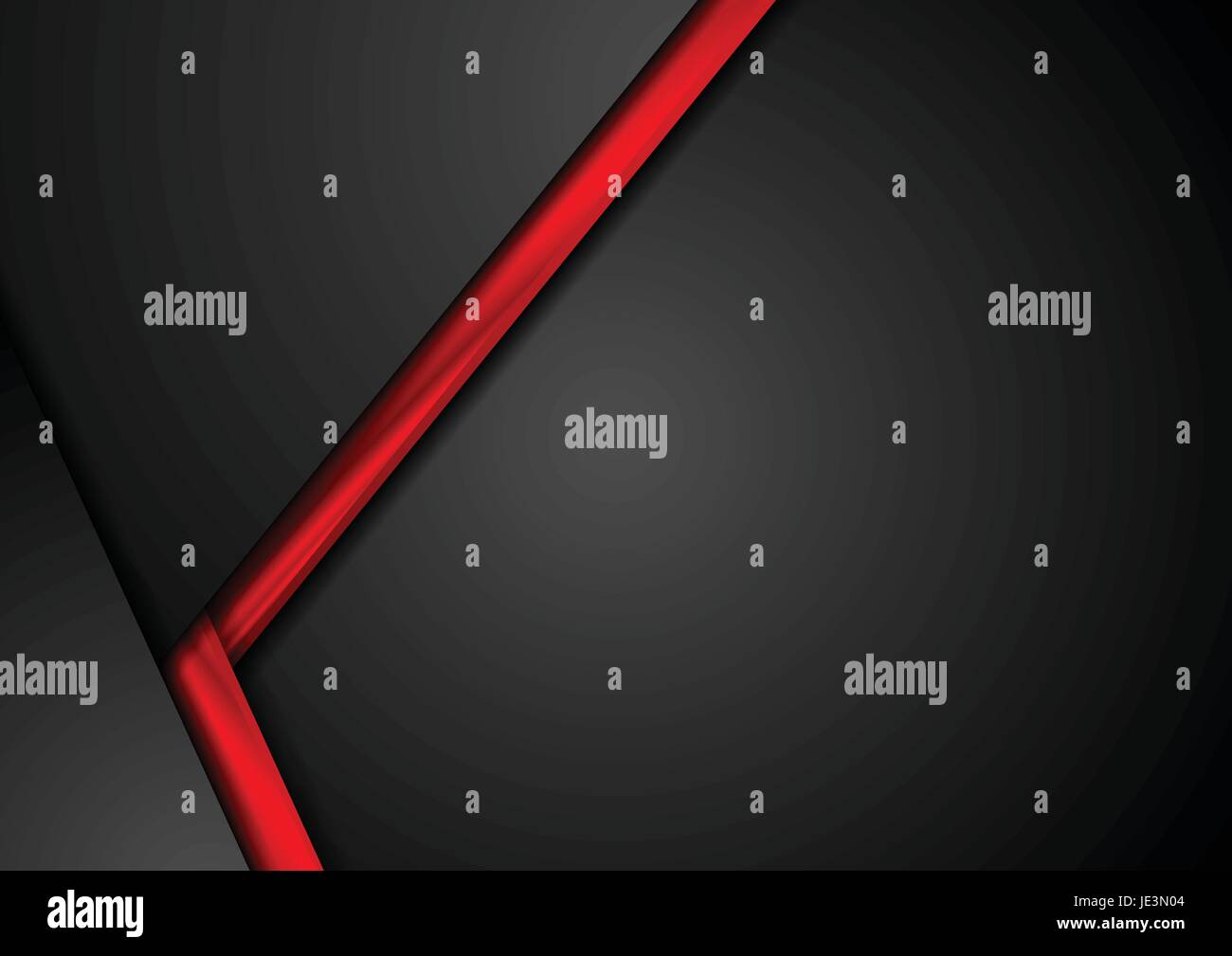 Tech corporate black background with red stripes. Vector contrast ...
