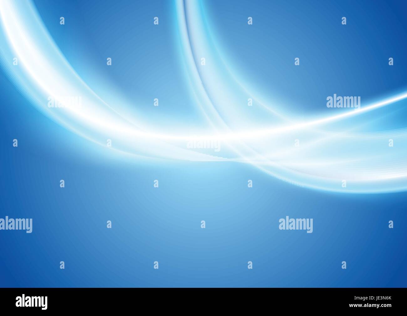 Blue white abstract glowing waves background. Vector bright wavy art ...