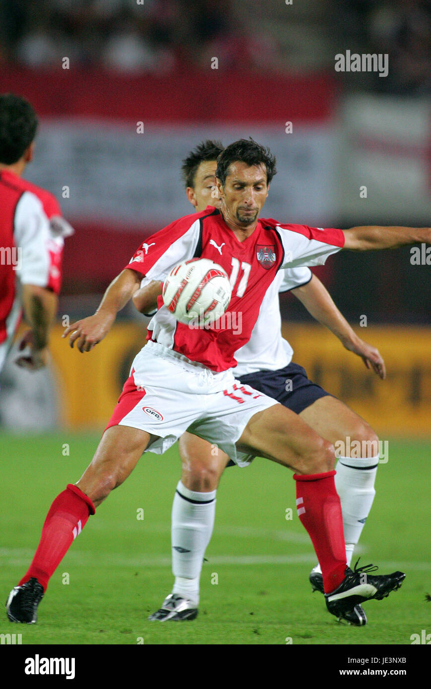 EDUARD GLIEDER & JOHN TERRY AUSTRIA V ENGLAND ERNSTHAPPELSTADIUM