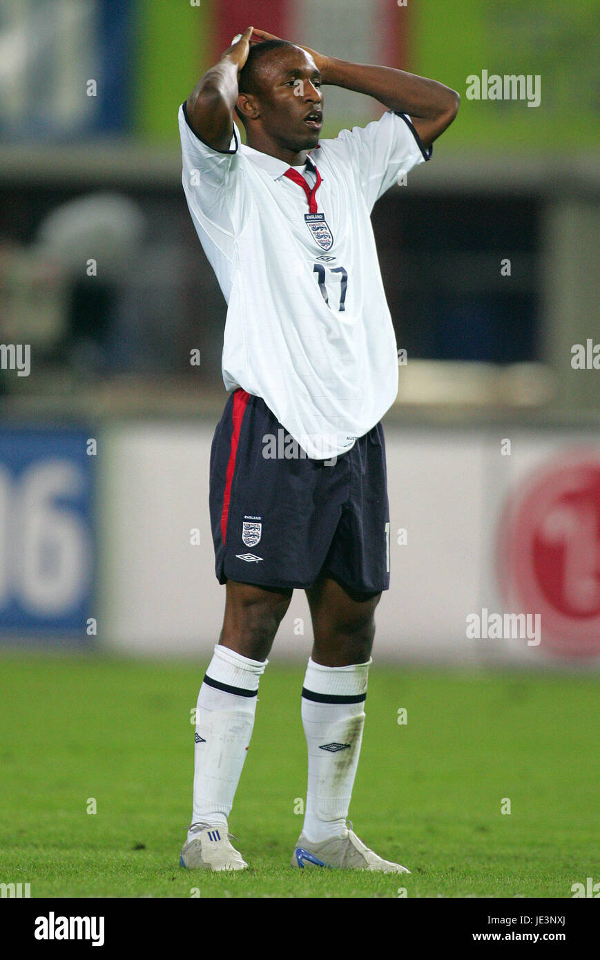 JERMAIN DEFOE ENGLAND & TOTTENHAM ERNSTHAPPELSTADIUM VIENNA AUSTRIA