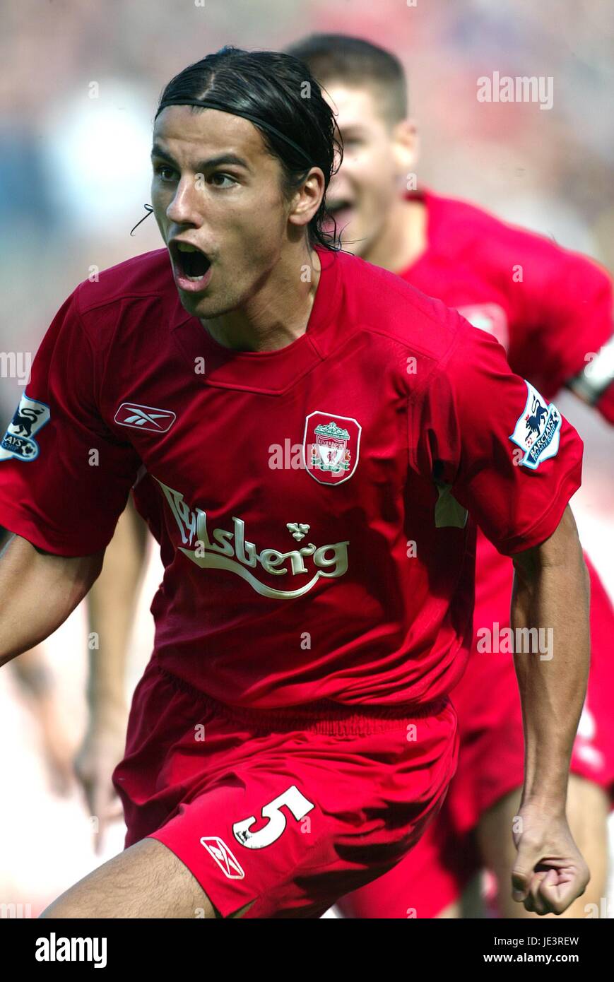 MILAN BAROS LIVERPOOL V MANCHESTER CITY ANFIELD LIVERPOOL ENGLAND 21