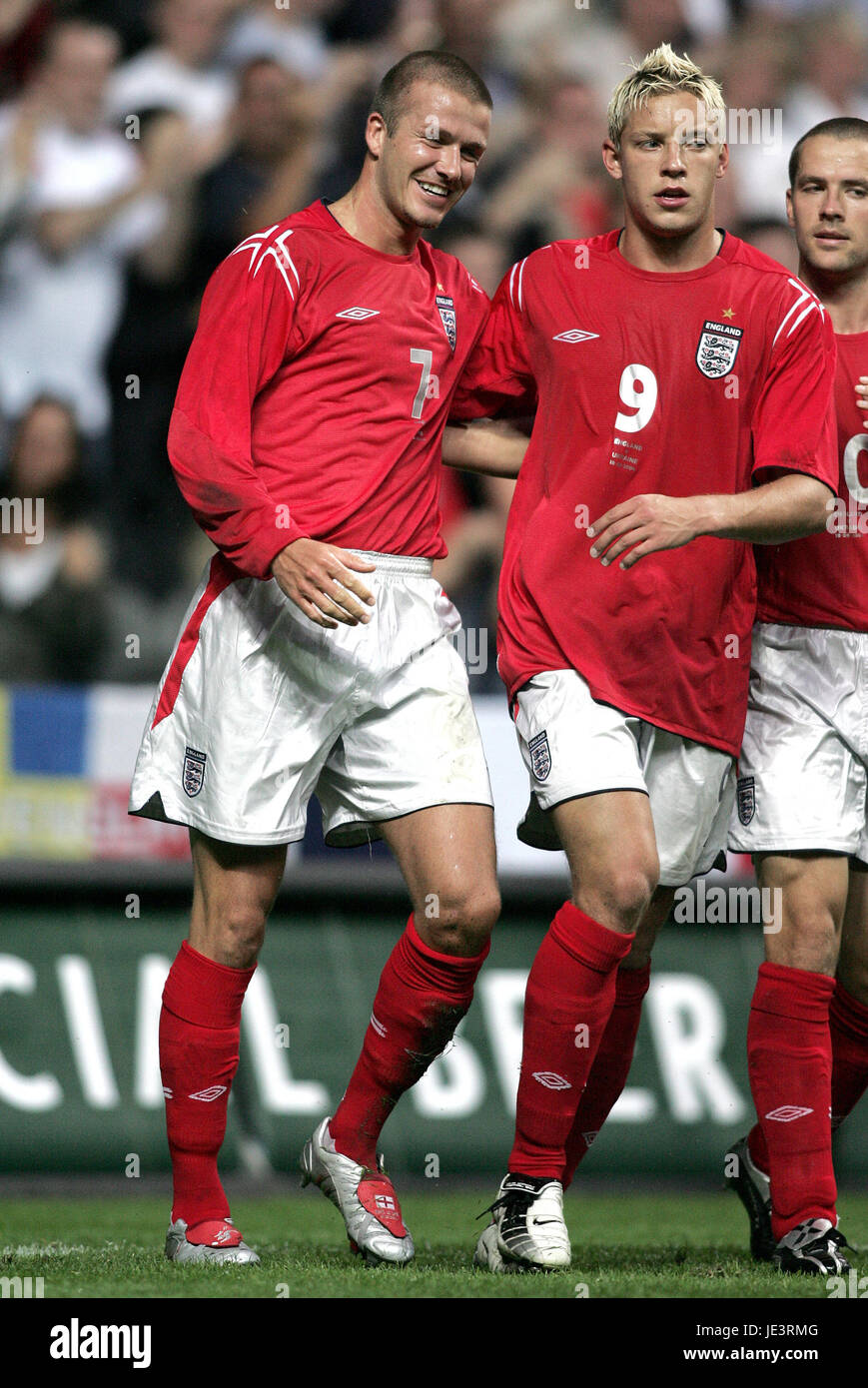 pic England V Ukraine 2004 https www alamy com stock photo david beckham alan smith england v ukraine st james park newcastle 146372592 html