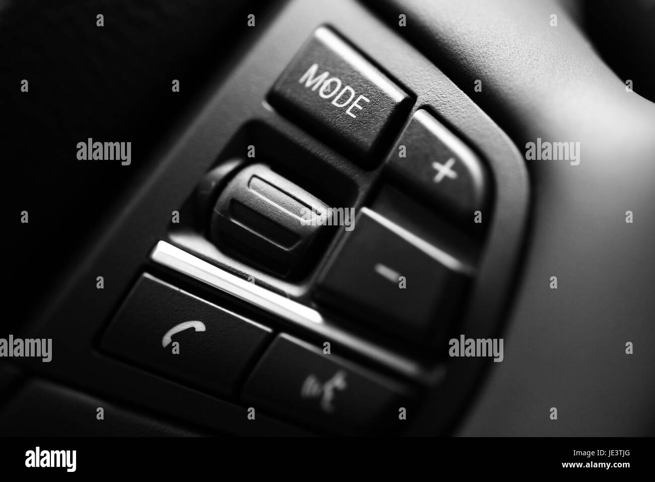 Car dashboard buttons Black and White Stock Photos & Images Alamy