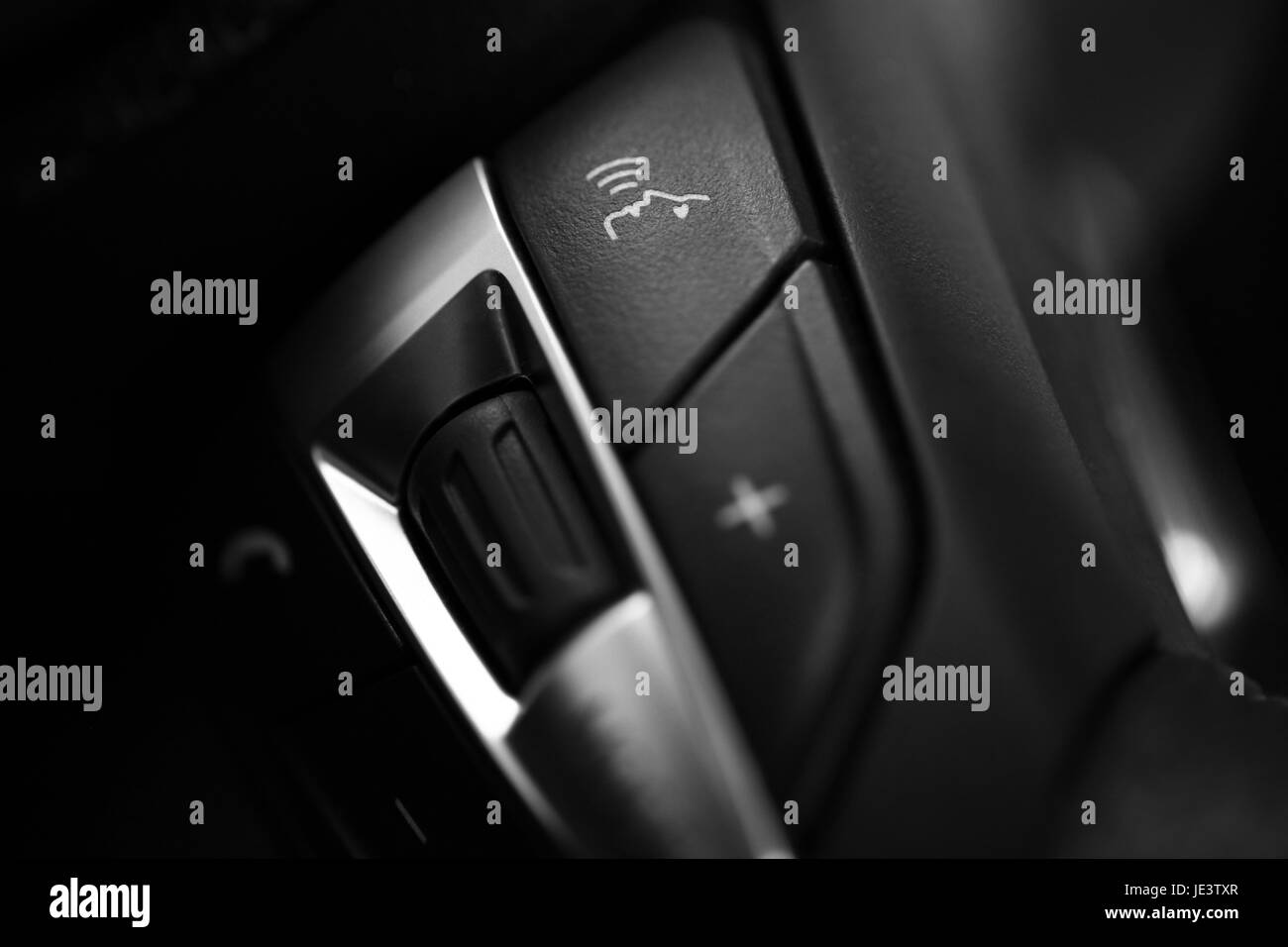 Car dashboard buttons Black and White Stock Photos & Images Alamy