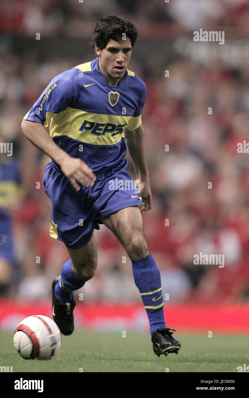 ARIEL CARRENO BOCA JUNIORS OLD TRAFFORD MANCHESTER ENGLAND 03 August
