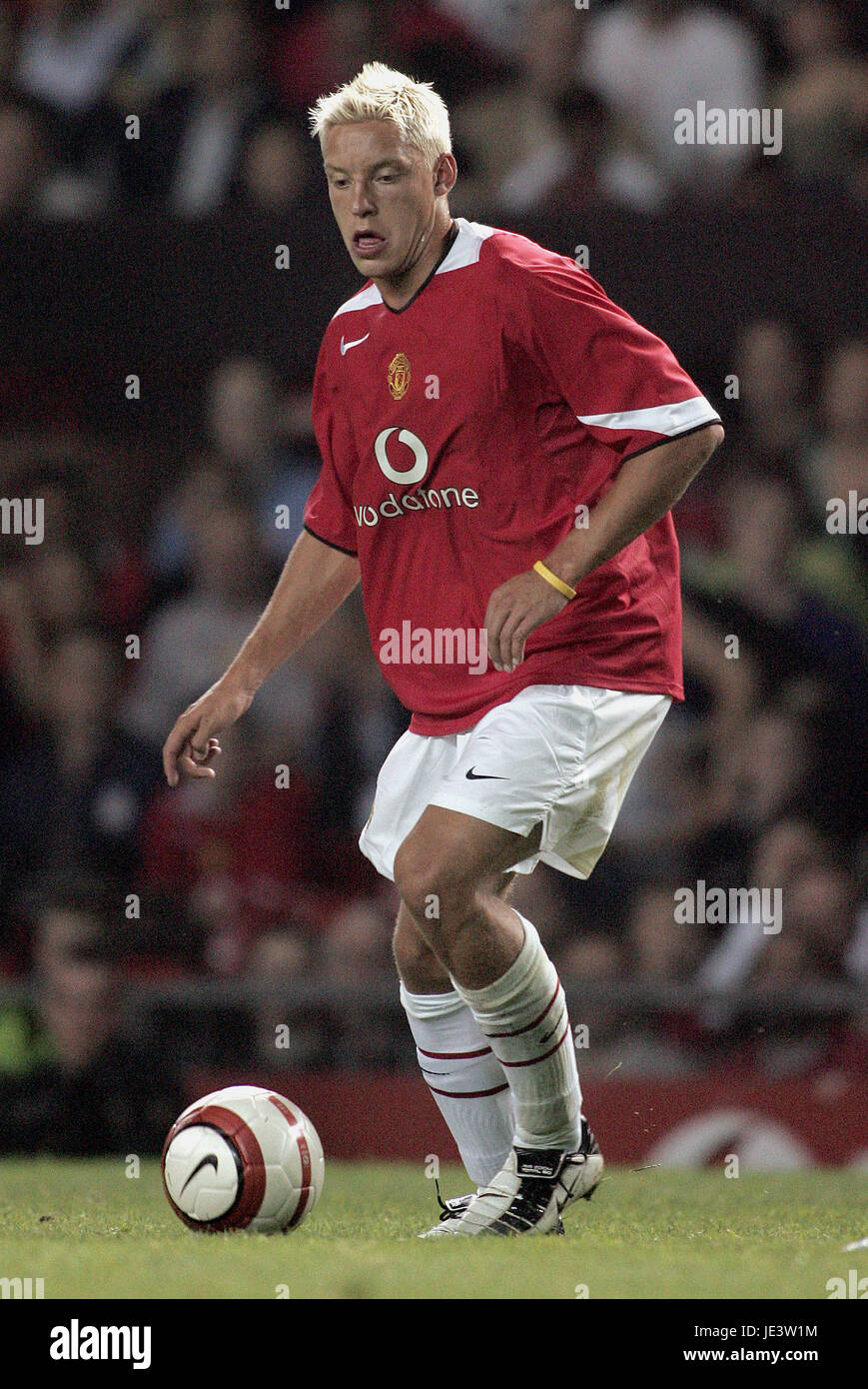 ALAN SMITH MANCHESTER UNITED FC OLD TRAFFORD MANCHESTER ENGLAND 03 August 2004 Stock Photo