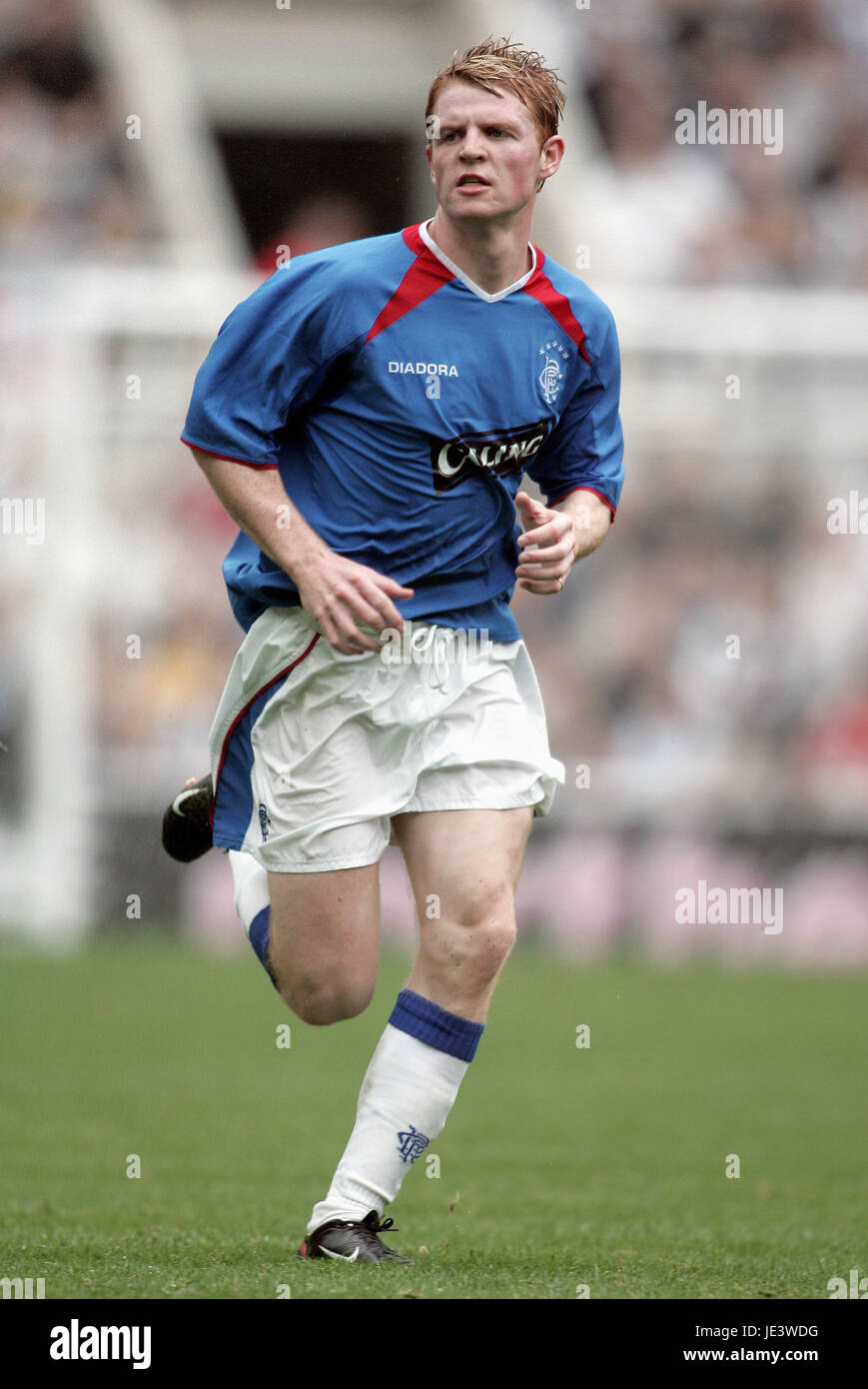 CHRIS BURKE GLASGOW RANGERS ST JAMES PARK NEWCASTLE ENGLAND 31 July