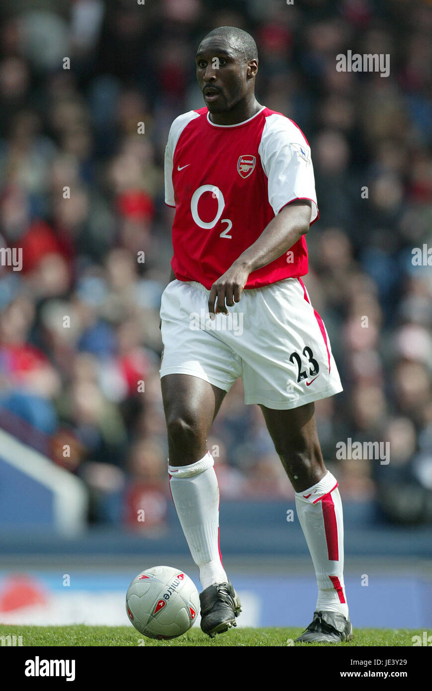 Sol Campbell Arsenal Fc Villa Park Aston Birmingham England 03 April Stock Photo Alamy