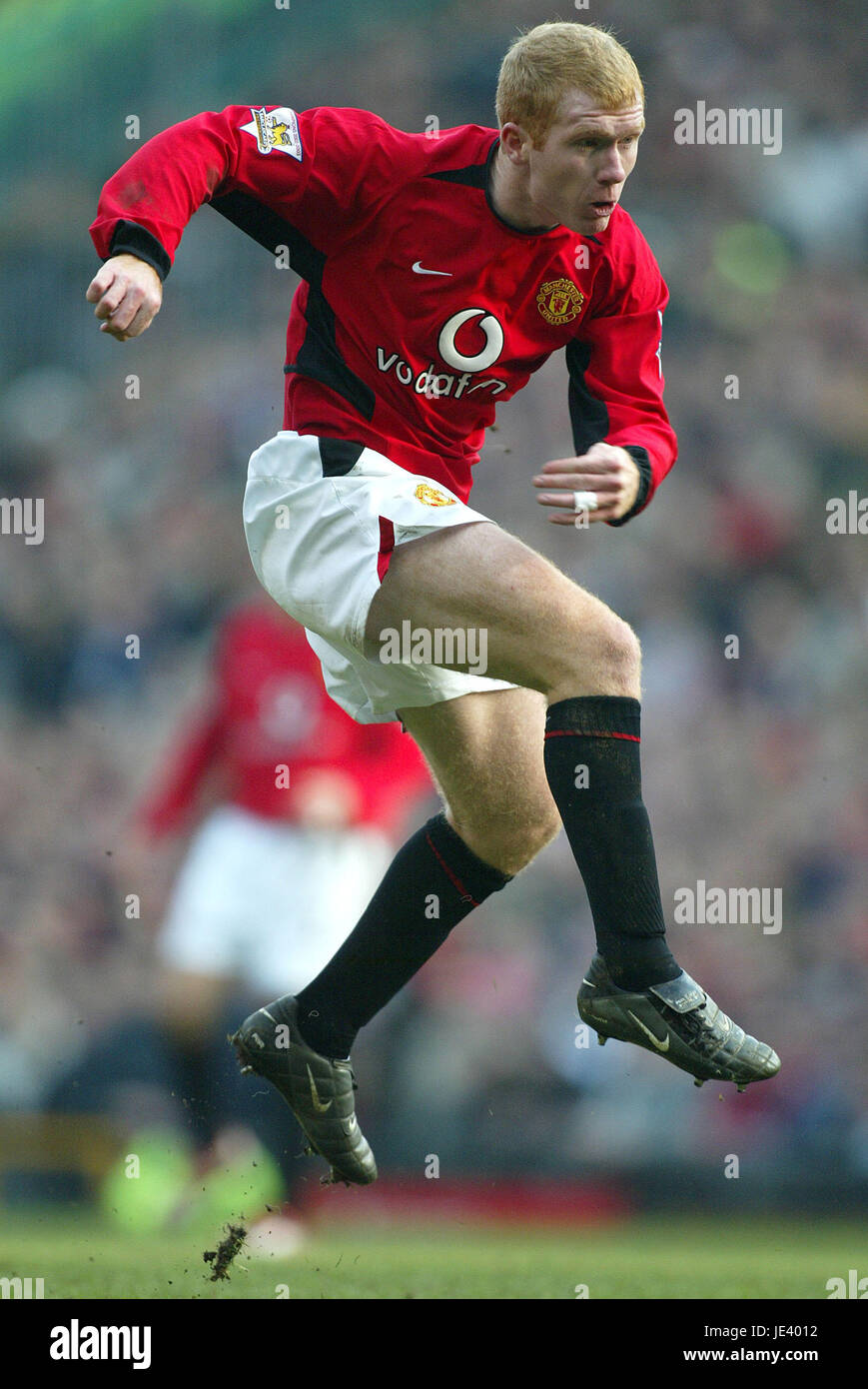 PAUL SCHOLES MANCHESTER UNITED FC OLD TRAFFORD MANCHESTER ENGLAND 21 ...