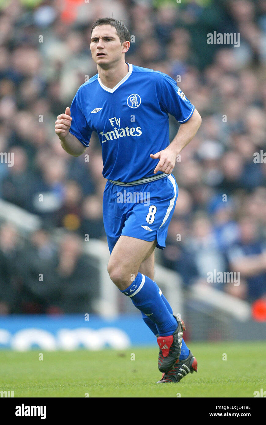 FRANK LAMPARD CHELSEA FC HIGHBURY LONDON ENGLAND 15 February 2004