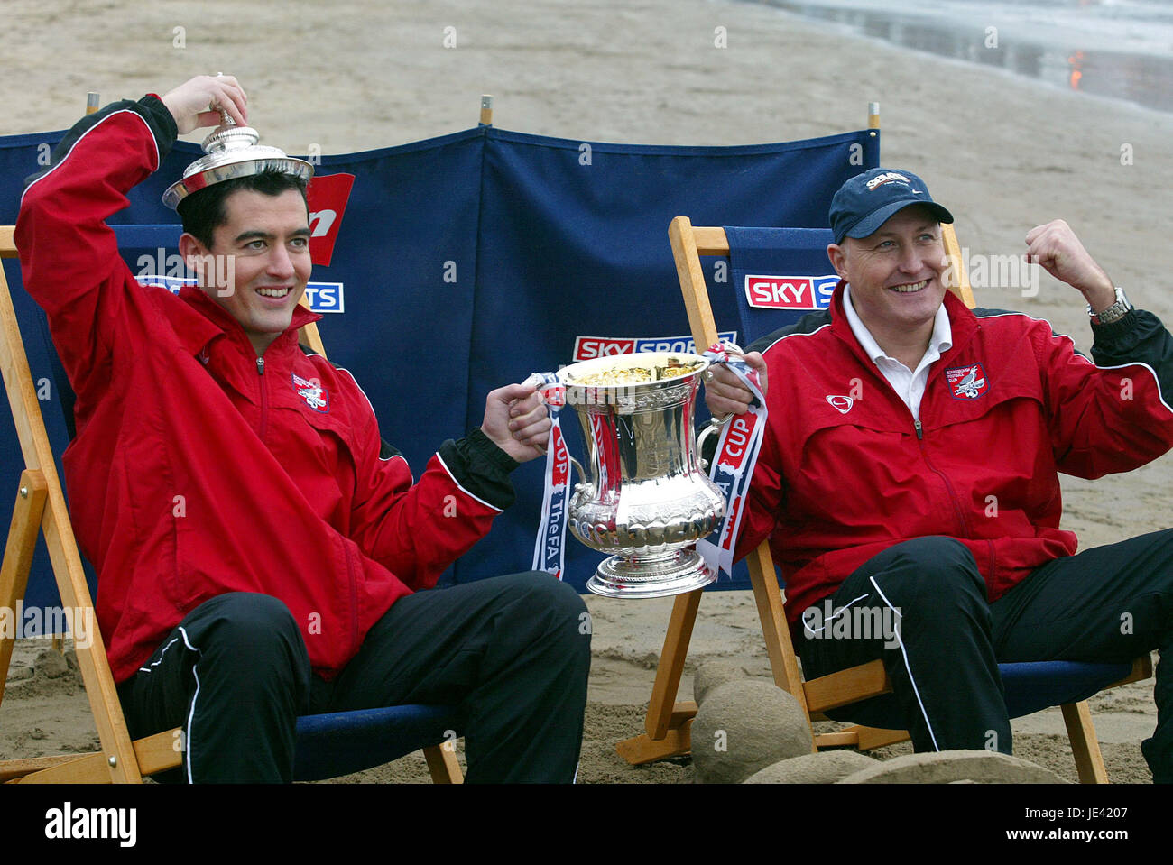 Russell Slade Mark Quayle Holding Fa Cup South Beach
