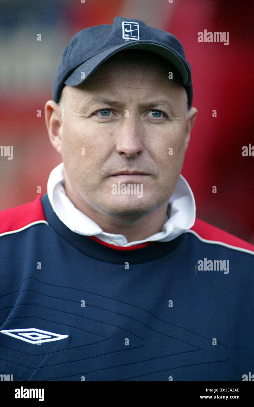 RUSSELL SLADE SCARBOROUGH MANAGER MCAIN STADIUM SCARBOROUGH 17 January 2004 Stock Photo