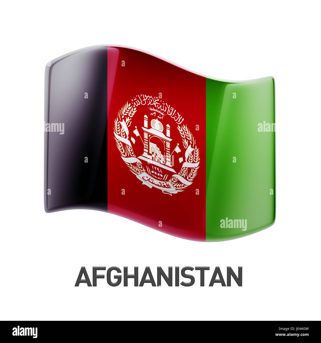 Afghanistan Flag Isolated On White Background Stock Photo Alamy afghanistan-flag-isolated-on-white-background-stock-photo-alamy