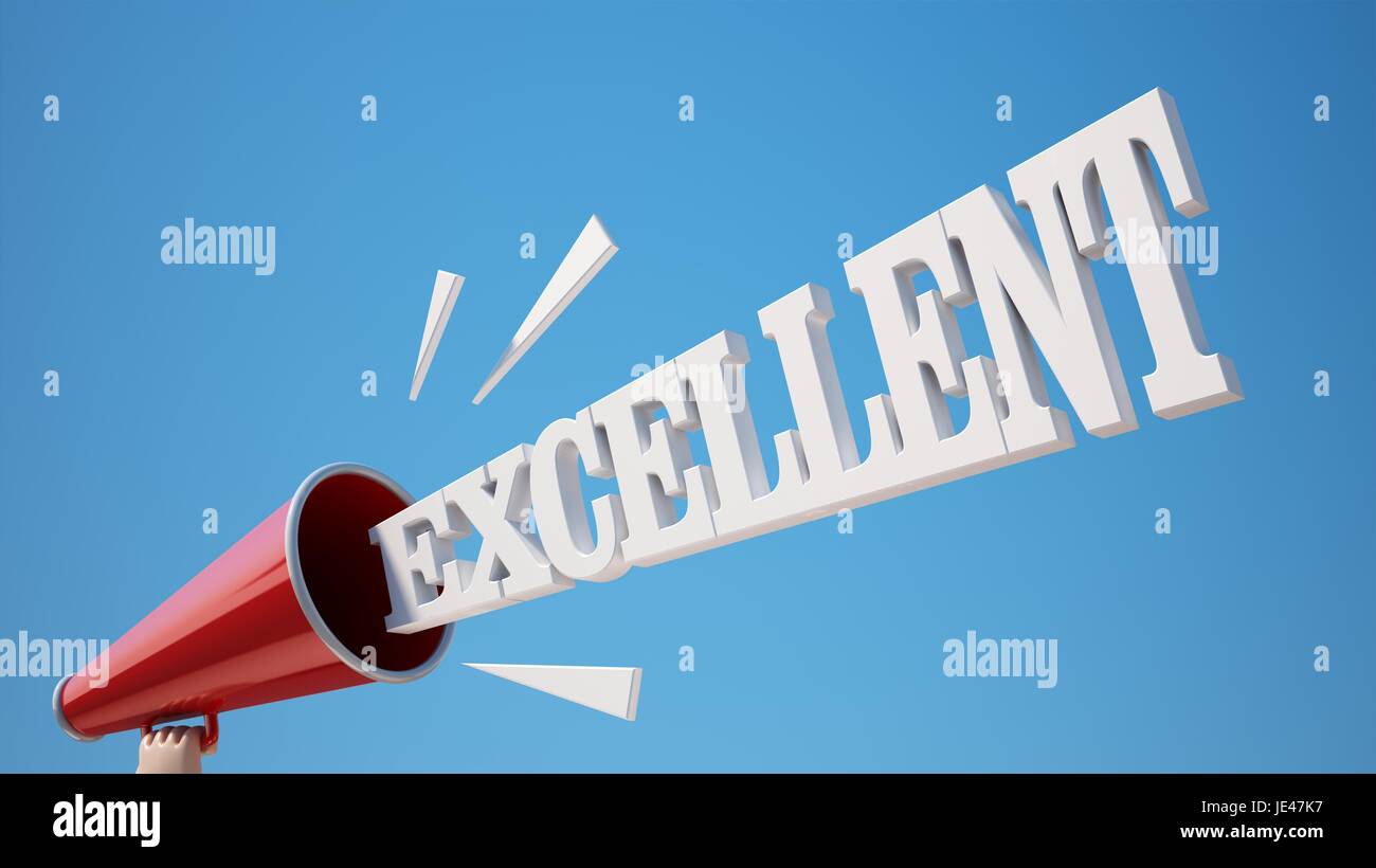 High Resolution Excellent Concept Stock Photo - Alamy