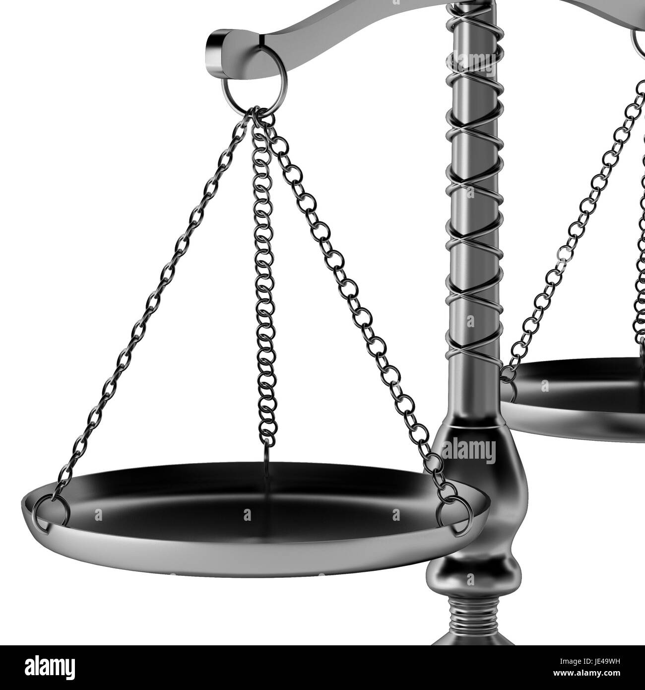Brass law scale justice 3d Black and White Stock Photos & Images - Alamy