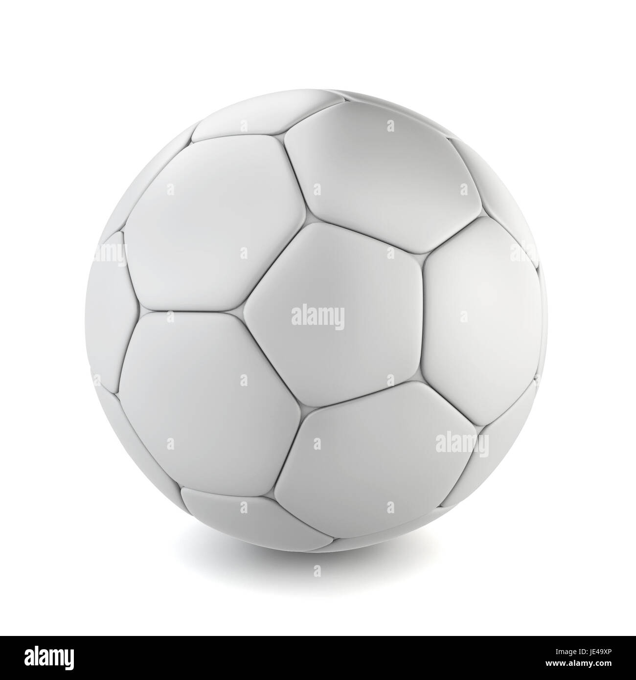 Soccer ball. 3d illustration on white background Stock Photo - Alamy