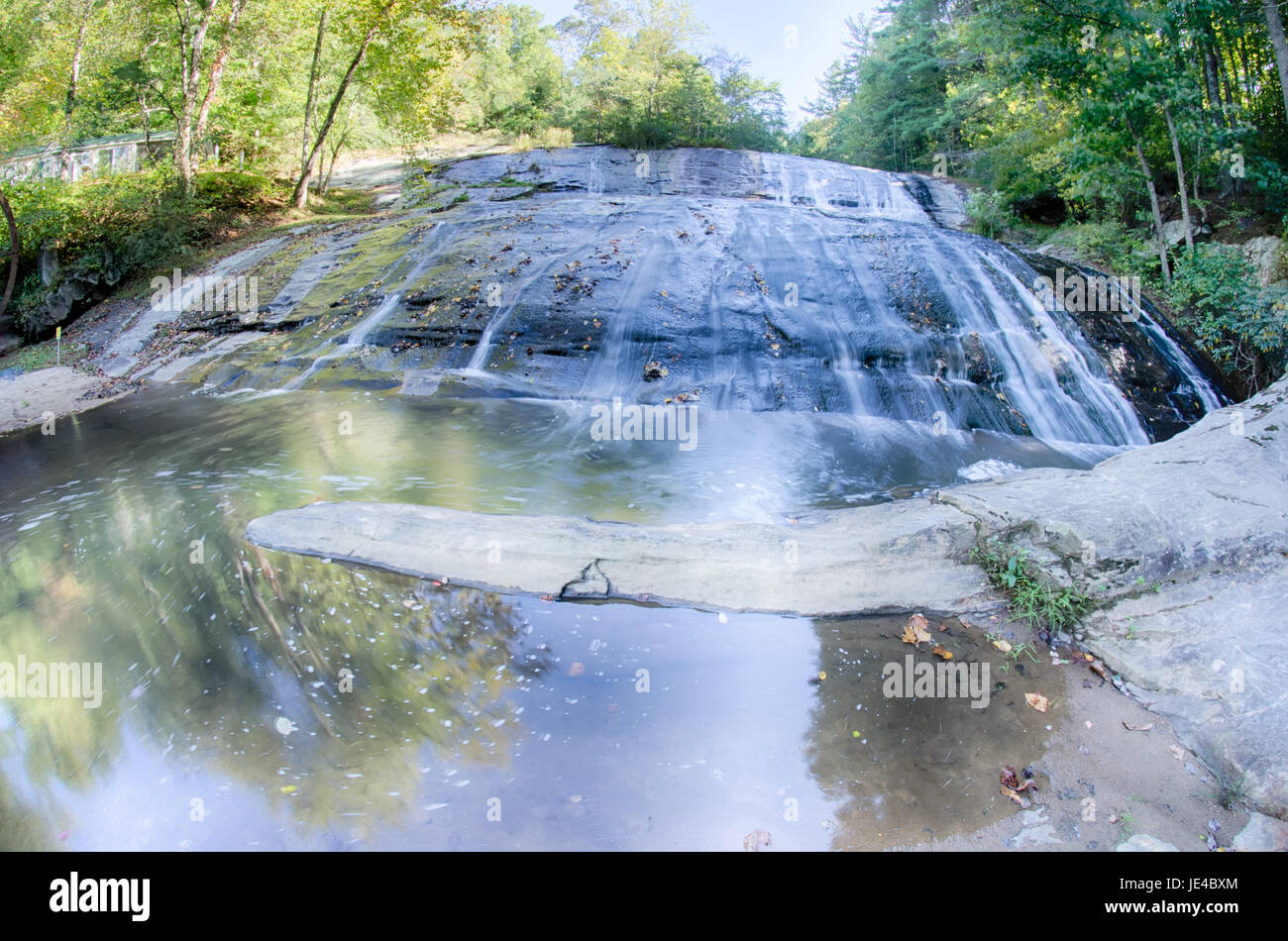 moravian falls park in north carolina mountains Stock Photo Alamy