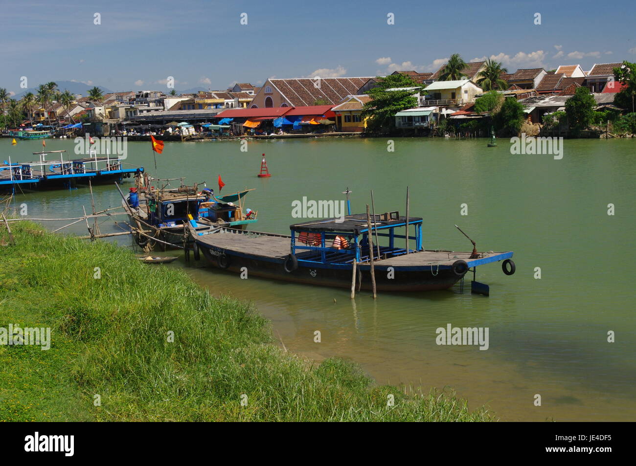 fishing boats in vietnam iv Stock Photo