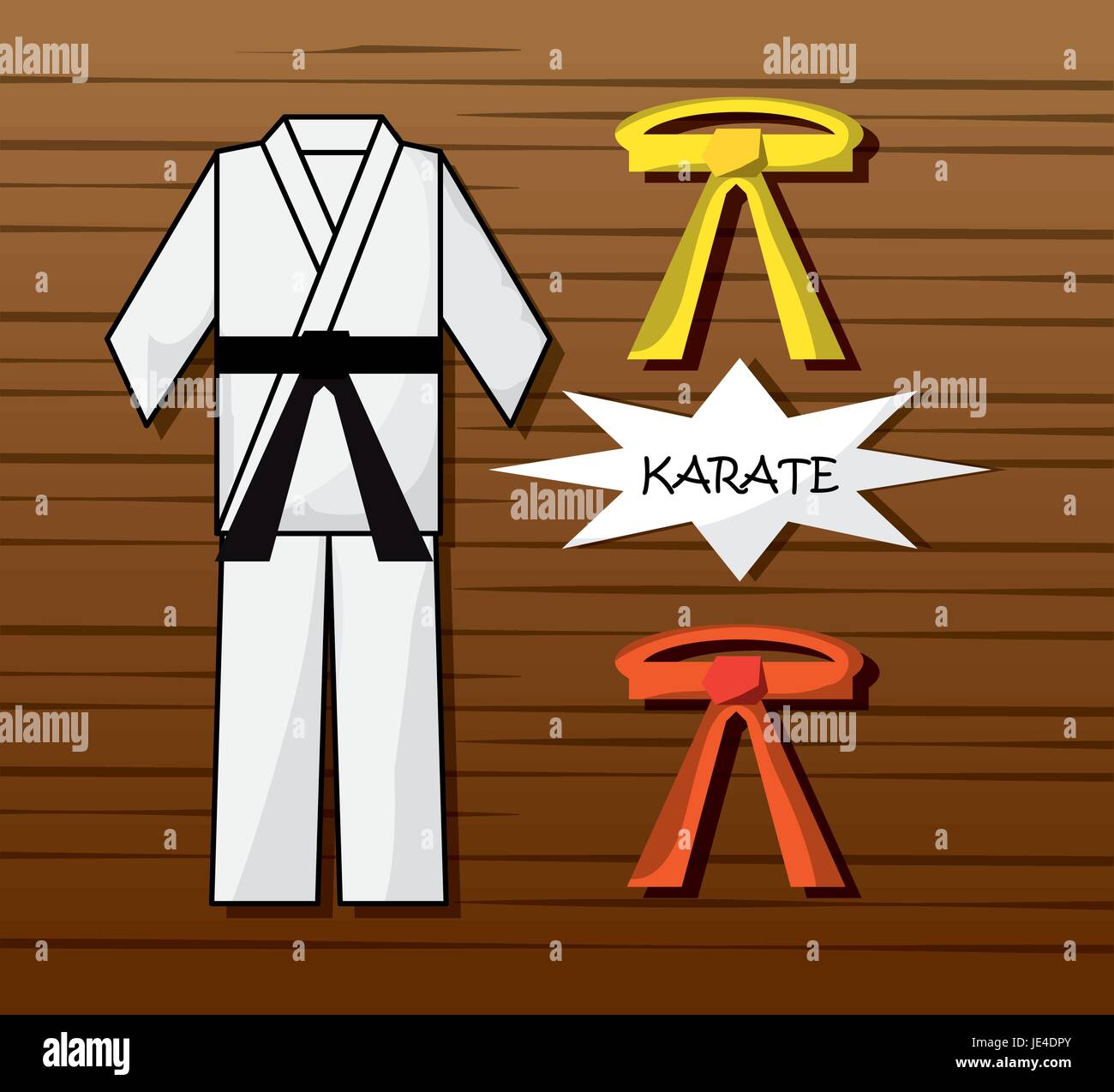 Kung fu tournament Stock Vector Images - Alamy