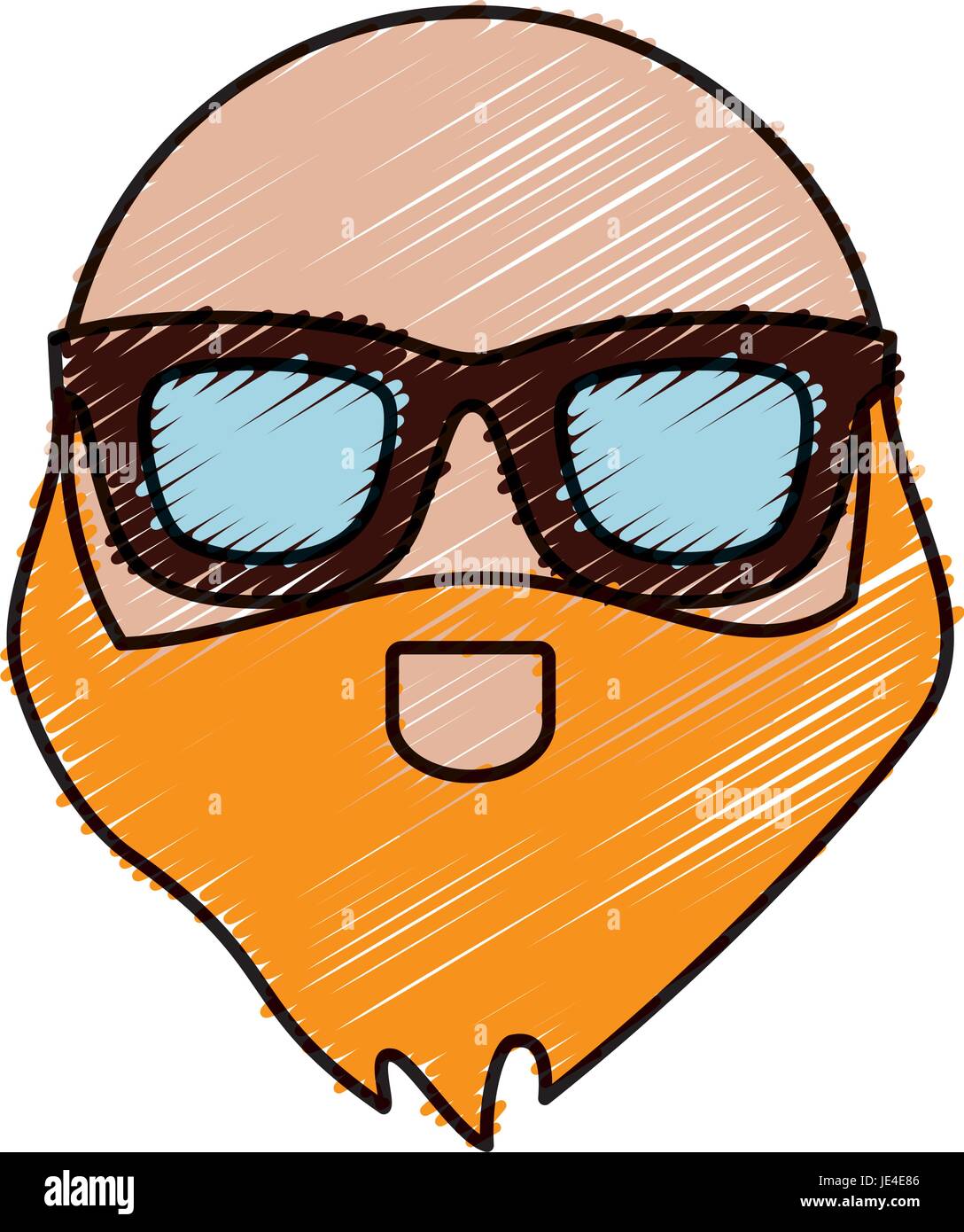 hipster man icon Stock Vector Image & Art - Alamy