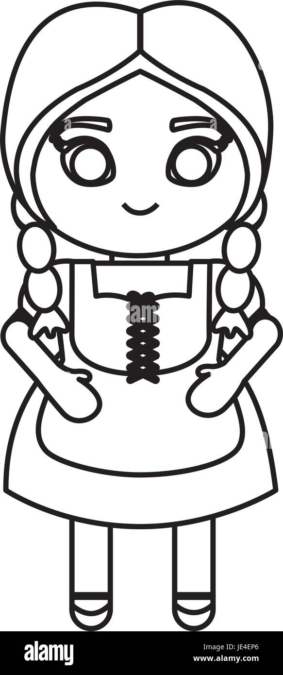 bavarian costume icon Stock Vector Image &amp; Art - Alamy