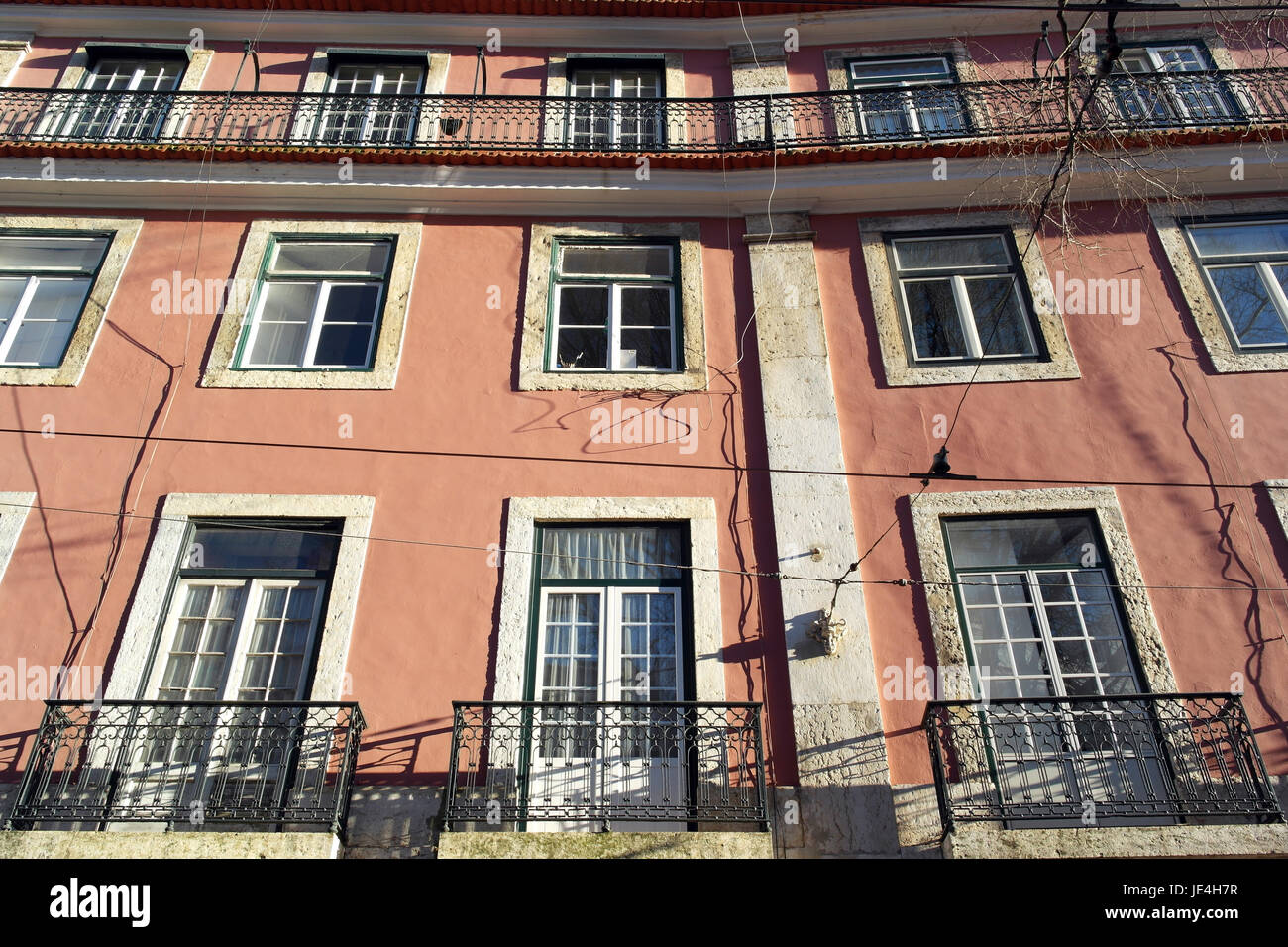 Old building, Lisbon, Portugal Stock Photo - Alamy