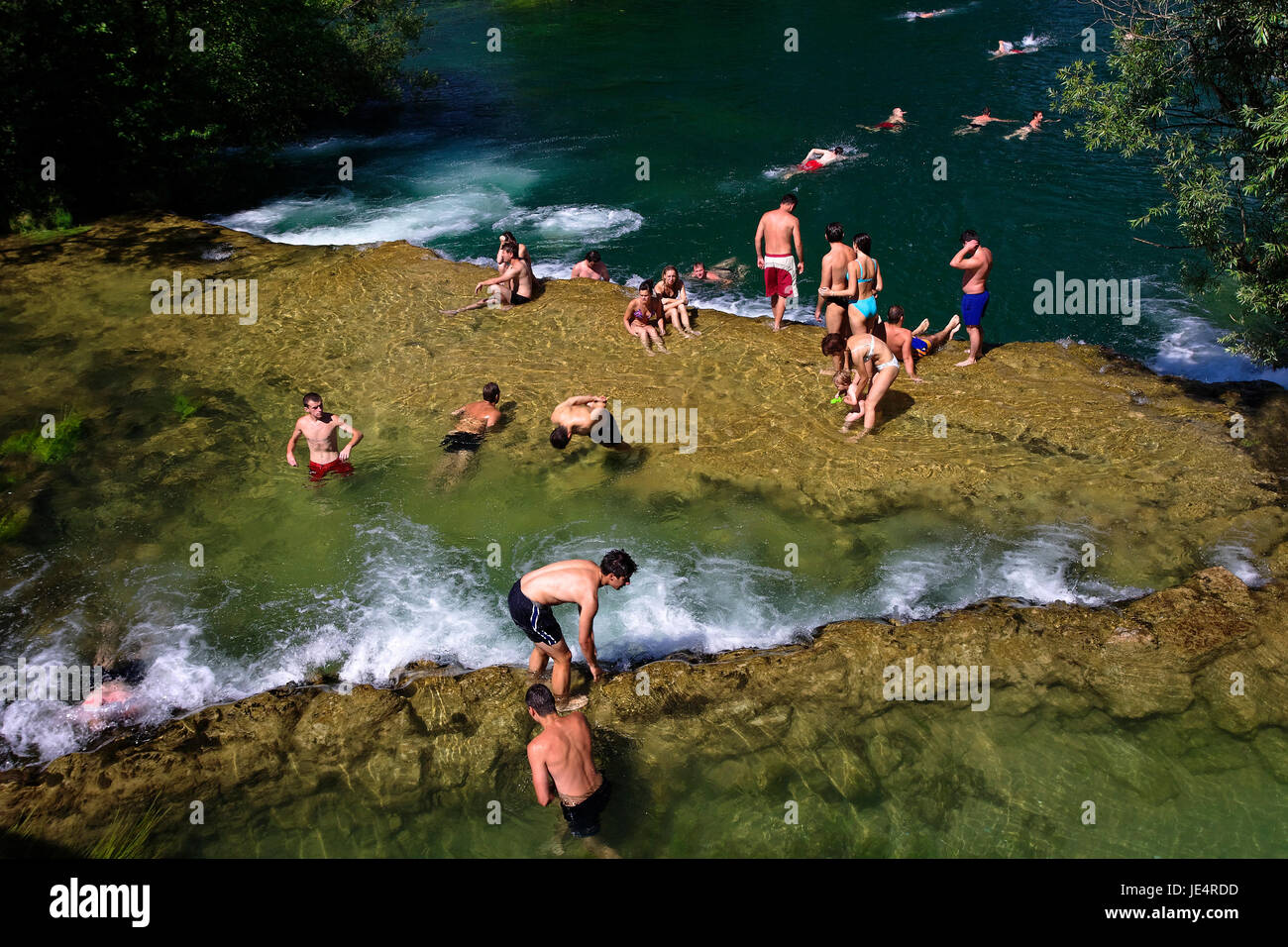 swimming-on-the-mre-nica-river-croatia-stock-photo-alamy