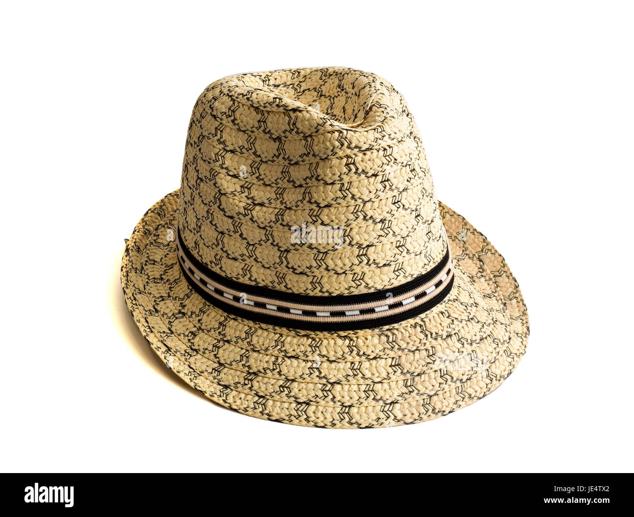 straw hat isolated on white background Stock Photo - Alamy