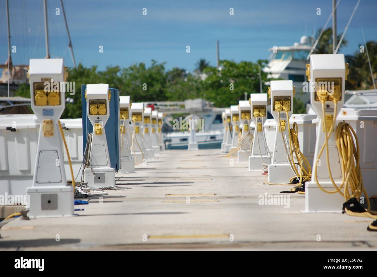 Marina Pier in Puerto Rico Stock Photo Alamy
