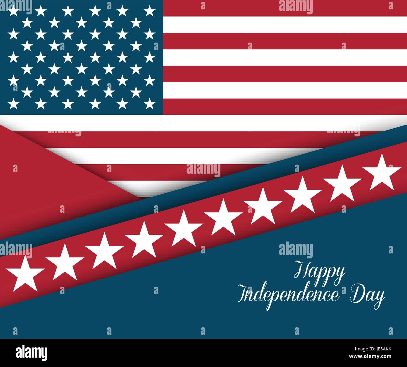 Fourth of July. Independence day greeting card, poster, flyer ...