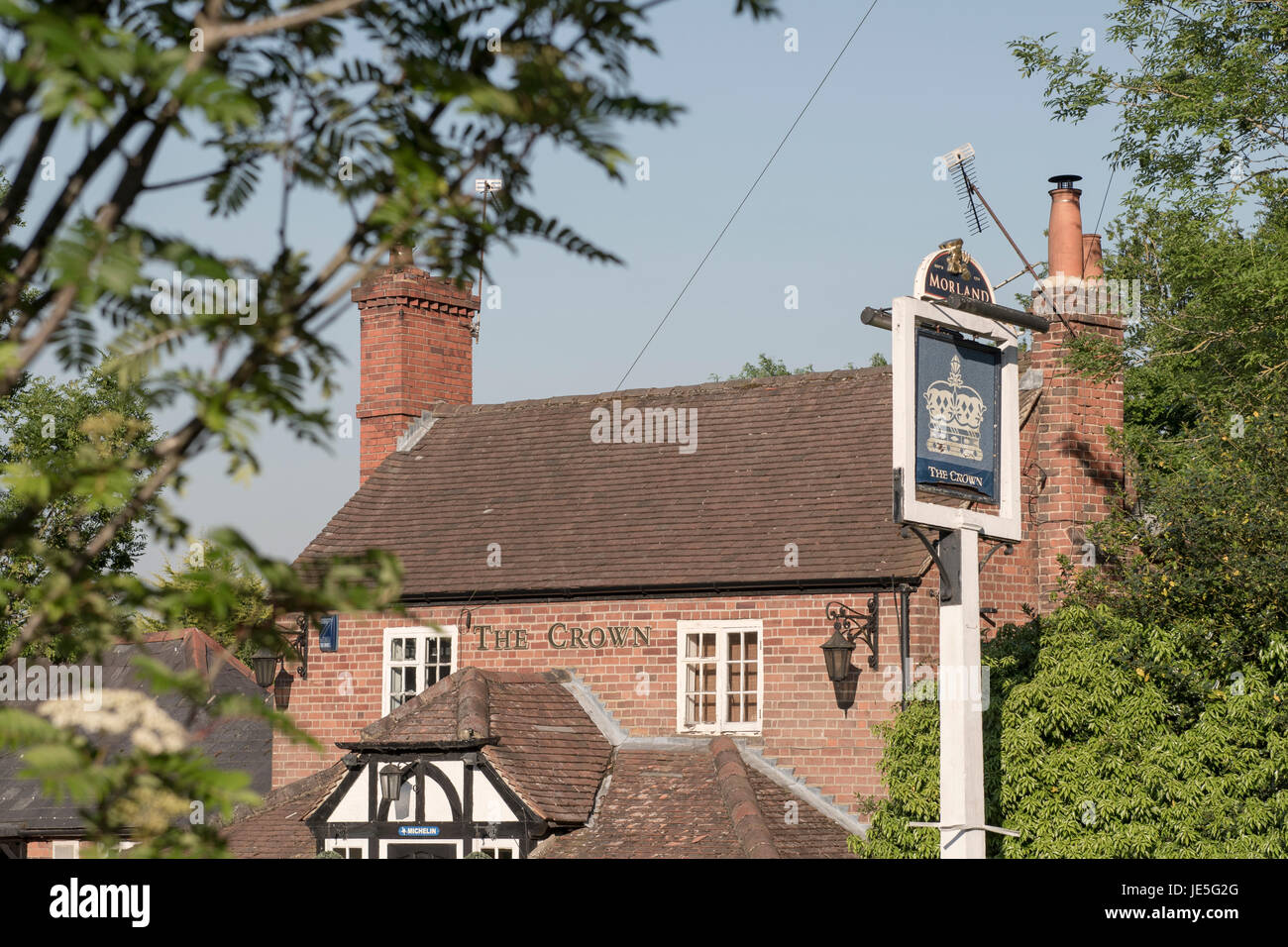 English Pub Stock Photo