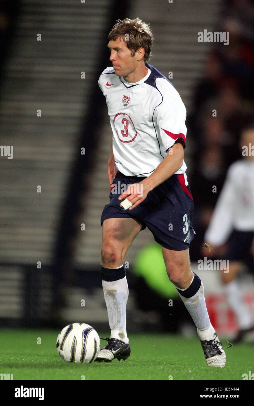 GREGG BERHALTER USA & ENERGIE COTTBUS HAMPDEN PARK GLASGOW SCOTLAND 12 November 2005 Stock Photo