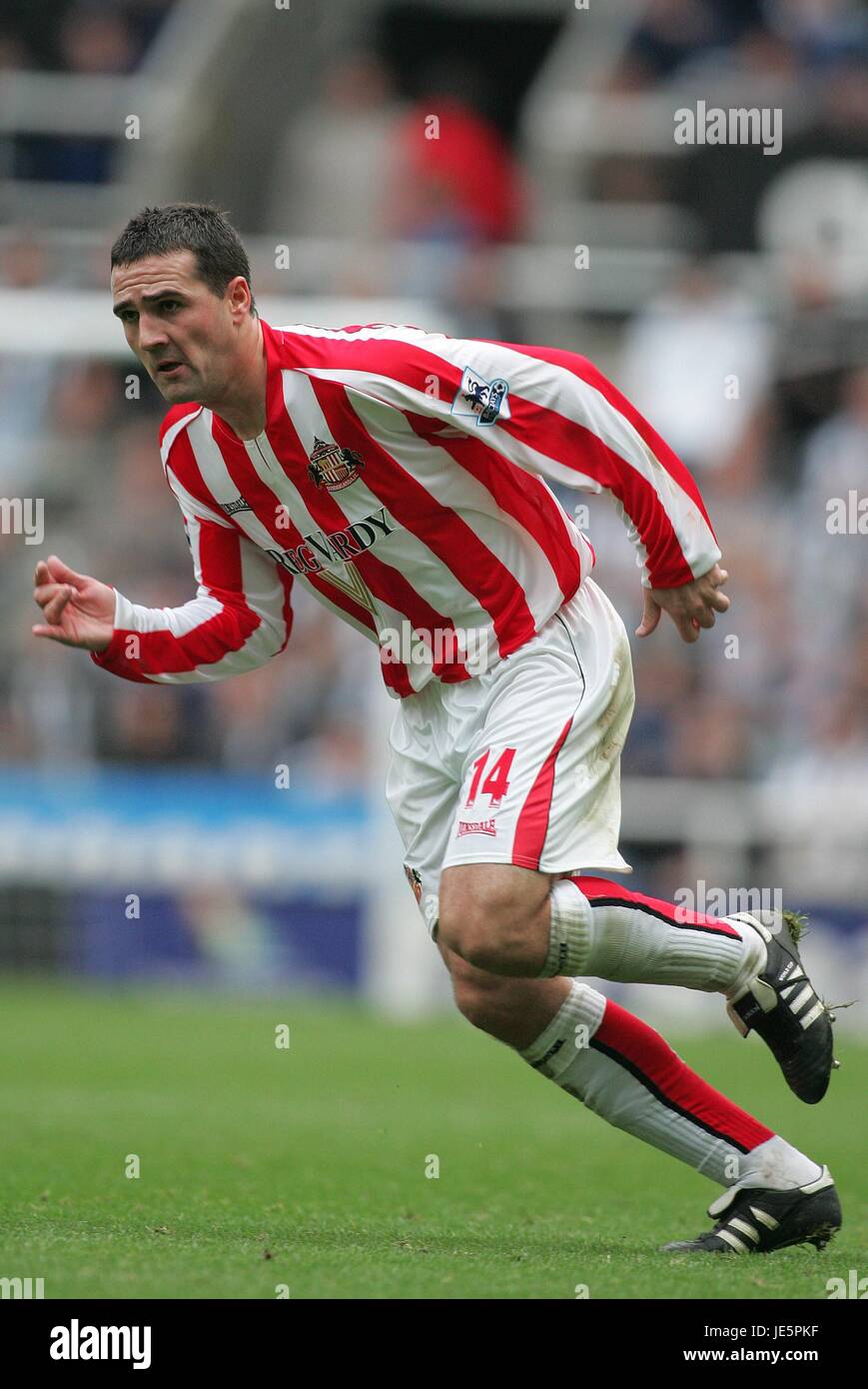 TOMMY MILLER SUNDERLAND FC ST JAMES PARK NEWCASTLE ENGLAND 23 October 2005 Stock Photo