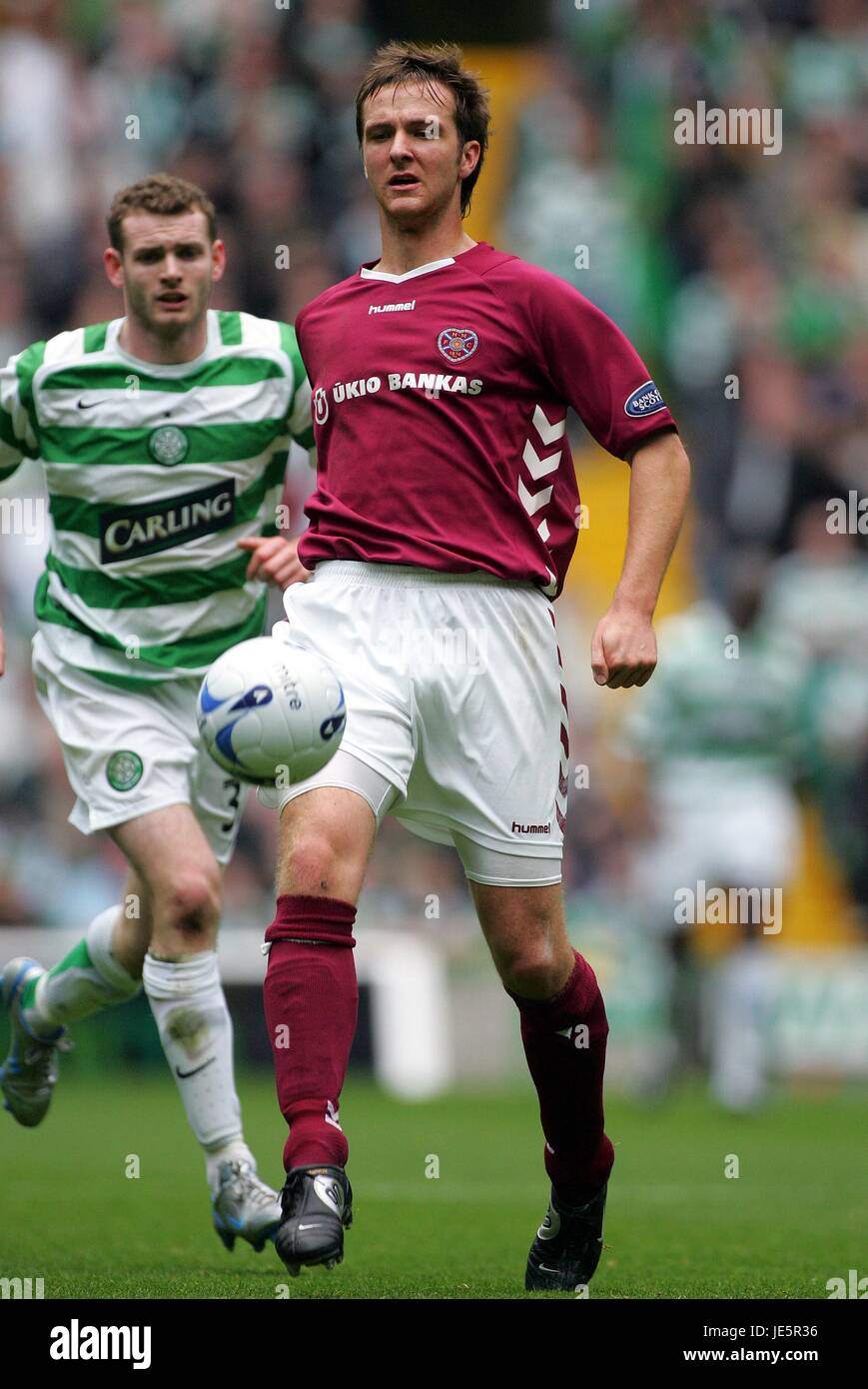 ANDY WEBSTER HEART OF MIDLOTHIAN FC PARK HEAD STADIUM CELTIC PARK ...