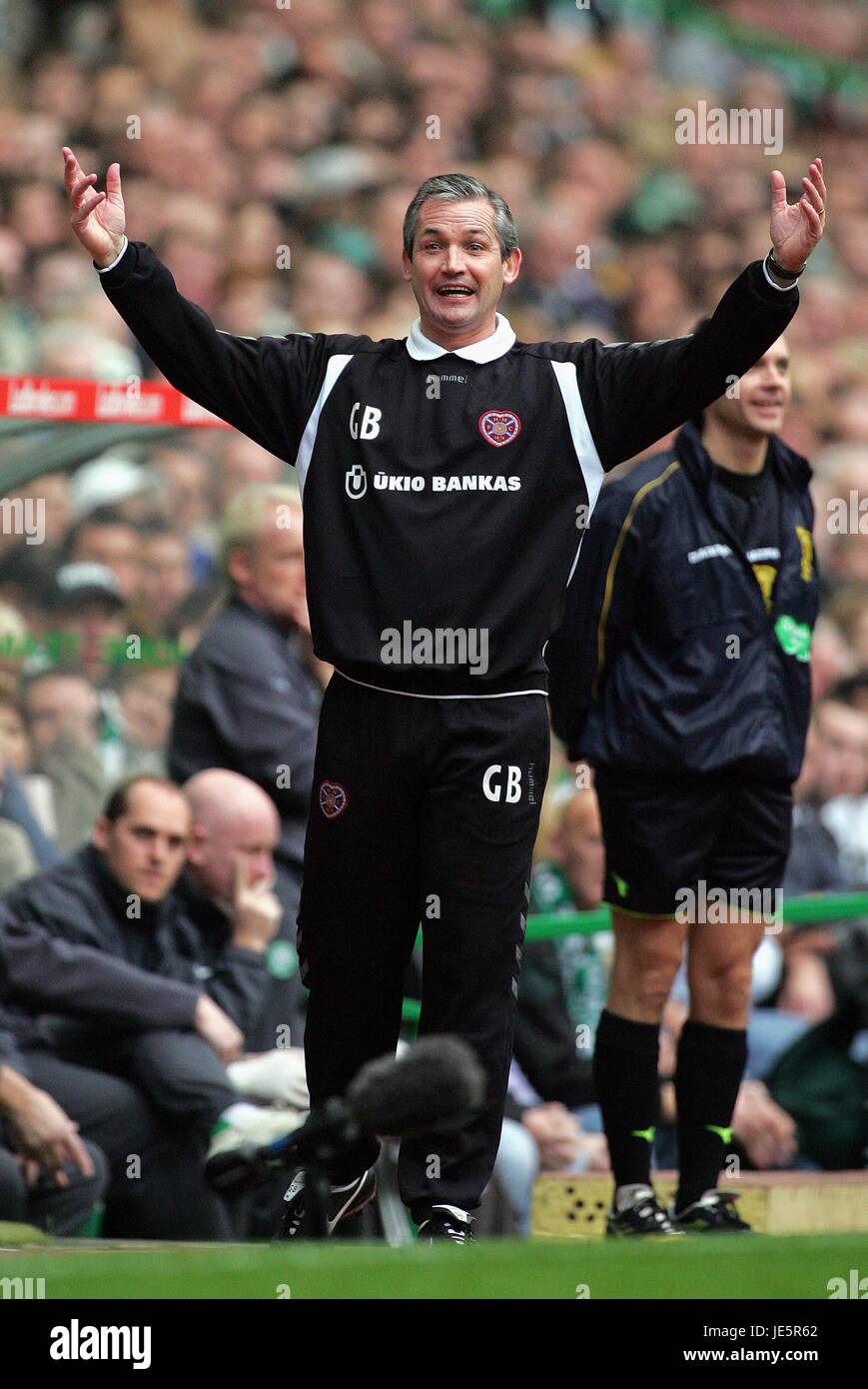 George Burley GEORGE BURLEY HEARTS MANAGER PARK HEAD STADIUM CELTIC PARK GLASGOW 15 ...