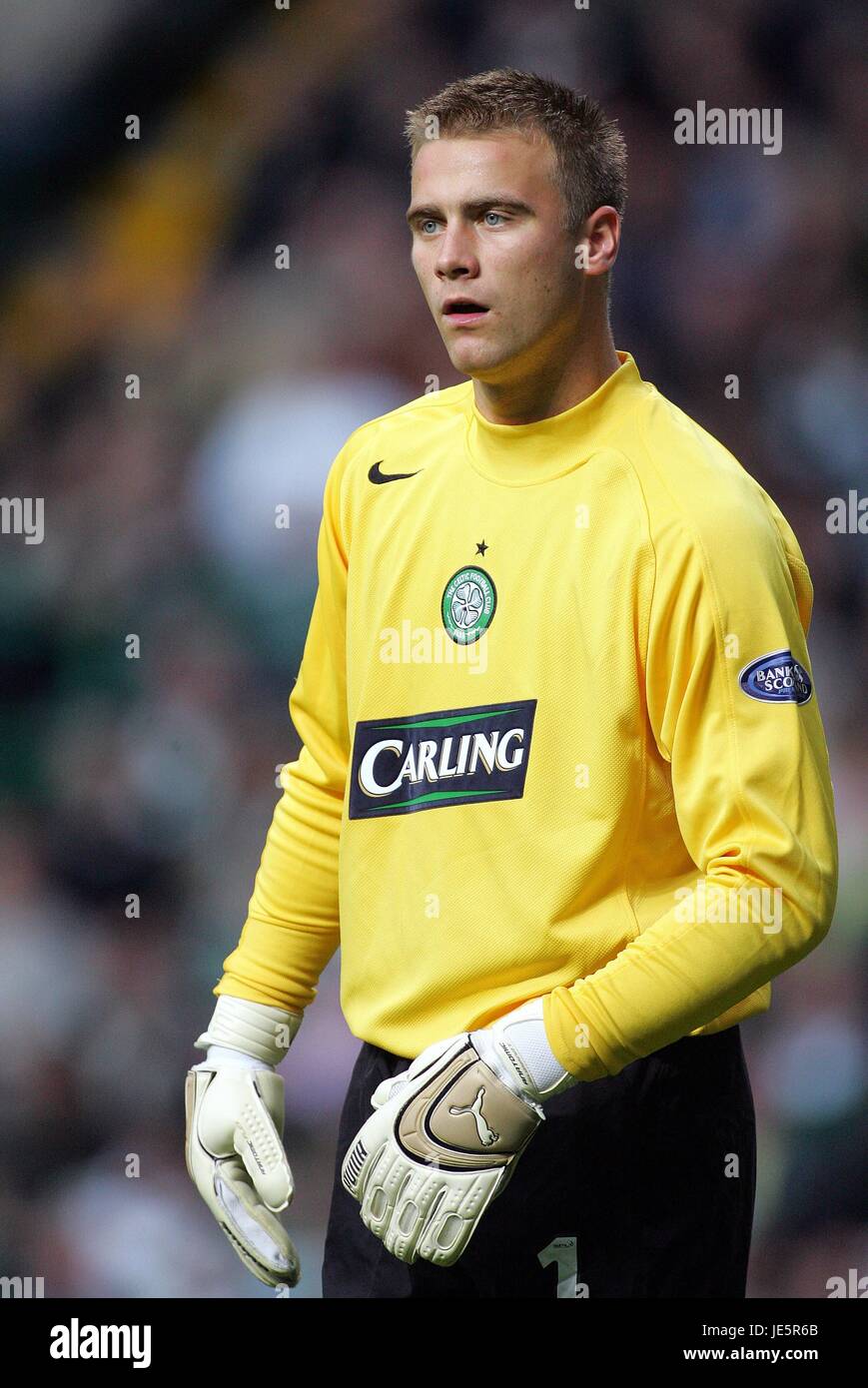 Artur Boruc Glasgow Celtic Fc Park Head Stadium Celtic Park Glasgow 15 October 2005 Stock Photo Alamy
