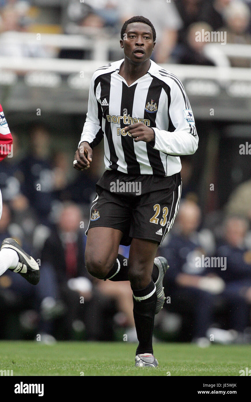 SHOLA AMEOBI NEWCASTLE UNITED FC ST.JAMES PARK NEWCASTLE 28 August 2005 ...