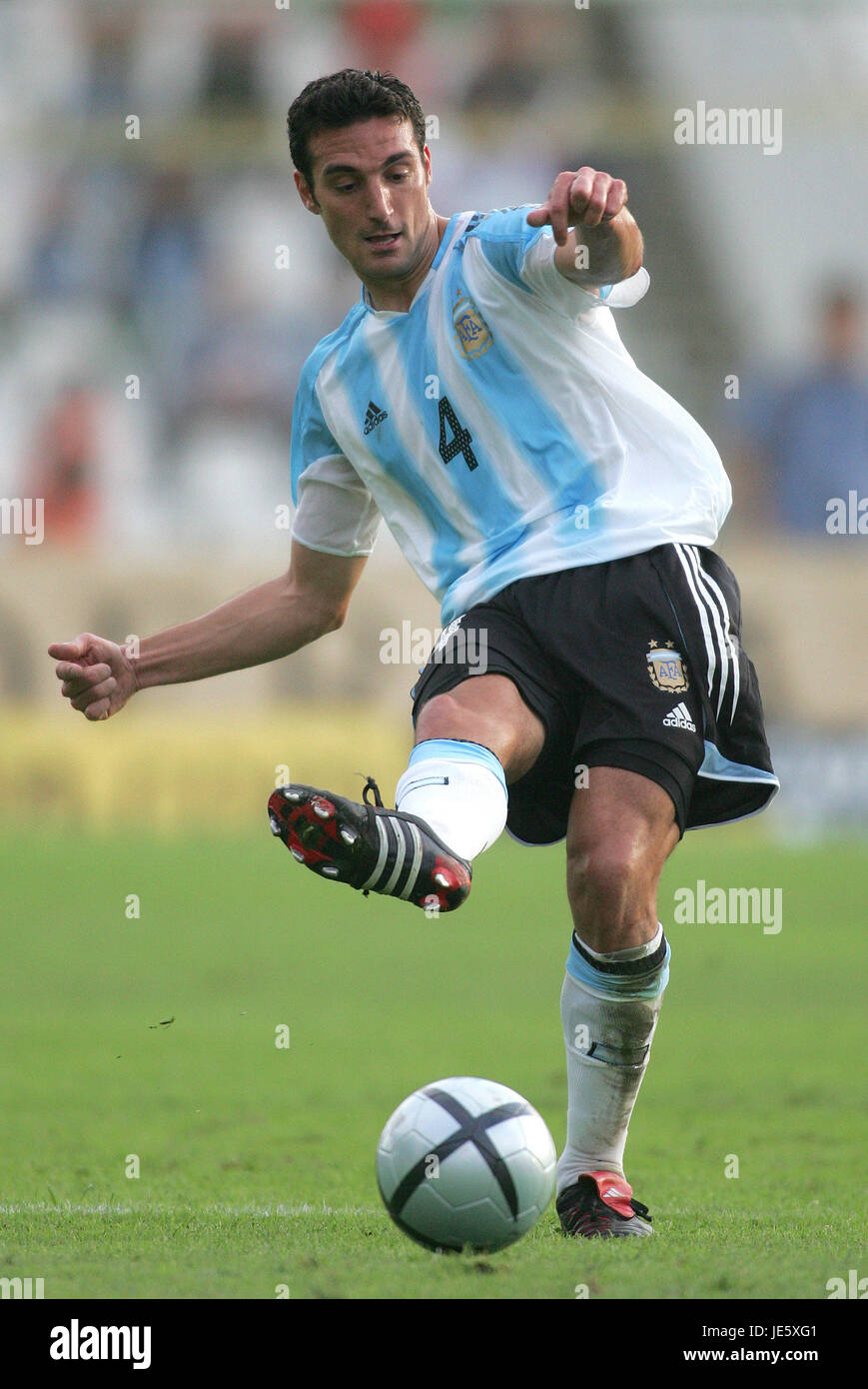 Lionel Scaloni Argentina Puskas Ferenc Stadion Budapest Hungary 17 August 2005 Stock Photo Alamy