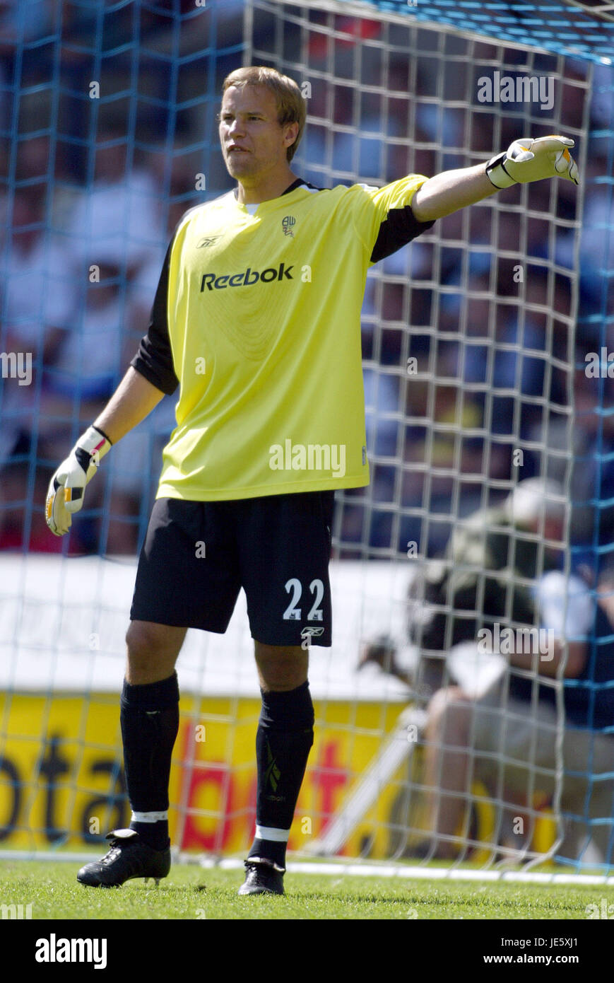 Bolton Gardien de but - classique à vendre Maillot de foot 2003 - 2004. Sponsored by Reebok