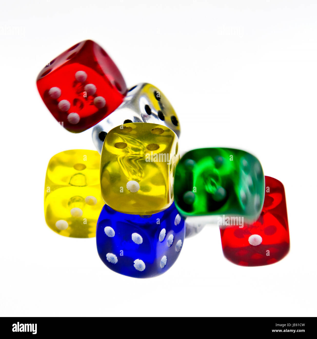 Six dice Cut Out Stock Images & Pictures Alamy