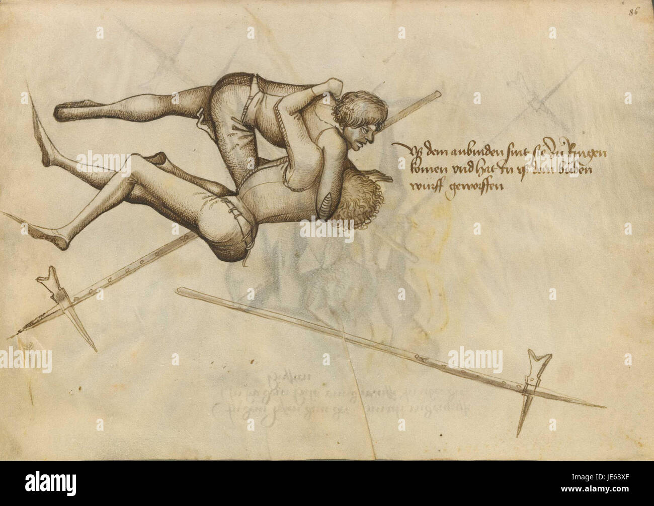 Talhoffer Grapling Historical fighting styles hi-res stock photography and images - Alamy