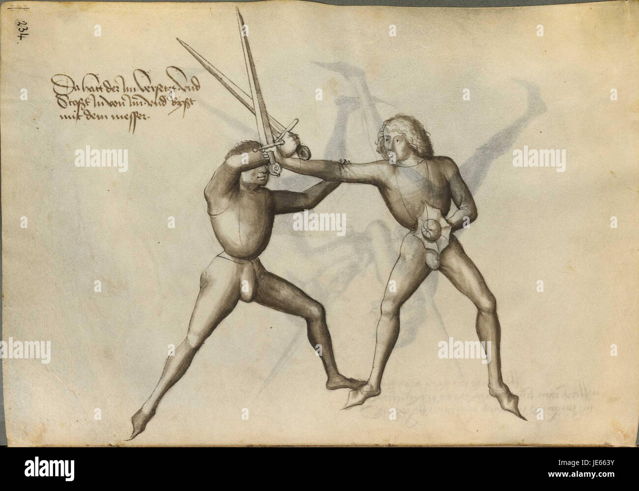 Talhoffer Drawings De Fechtbuch Talhoffer 232 is a historical manuscript containing ...