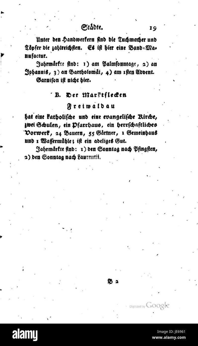 The 'Beschreibung Schlesien' is a historical work that provides a detailed description of the region of Silesia, offering insights into its geography, culture, and history. Volume VI focuses on specific areas and historical events in Silesia. Stock Photo